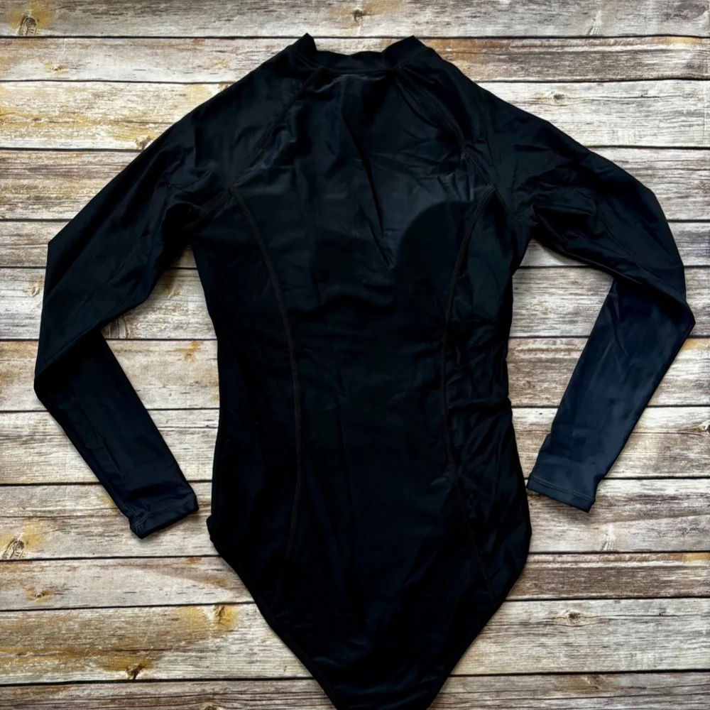 NWOT BALEAF Long Sleeve One Piece Swimsuit, Size Small - Picture 4 of 4